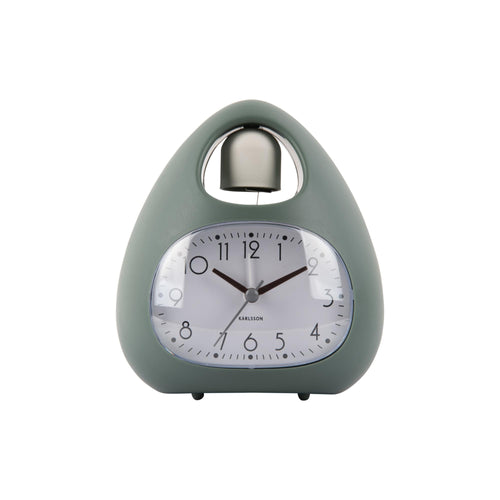 Karlsson wekker Blob Bell - groen - 12x8x13.7cm