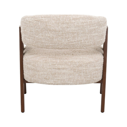 DÉJA Living Fauteuil Fly - Beige/Walnoot - 67x64x72cm