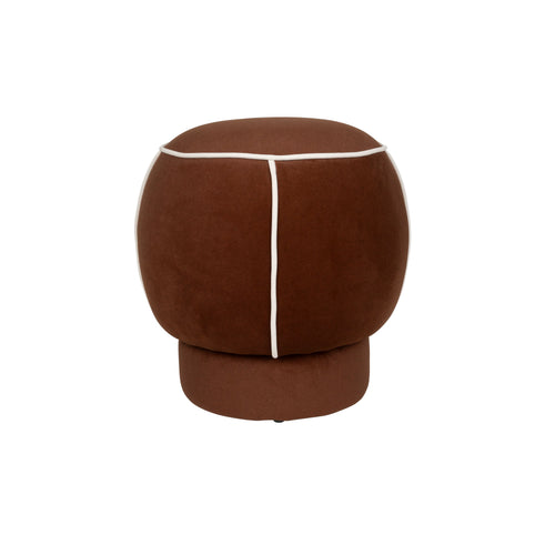 Housecraft Living Marina Poef Rond 45 cm Rood