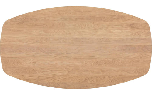 HelloTable eettafel Novum 15 - semi ovaal - 250x120 cm - eiken tabacco - vtwonen shop