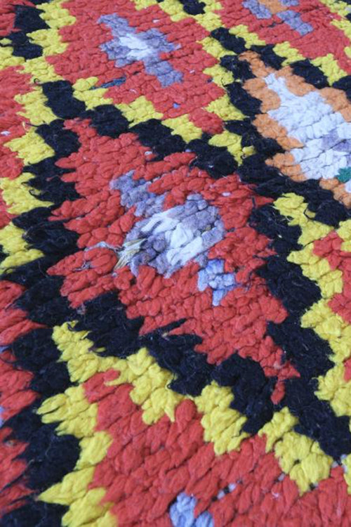 AFK Living vloerkleed Berber - handgemaakt - Wol- en katoenmix - 287 x 90 cm