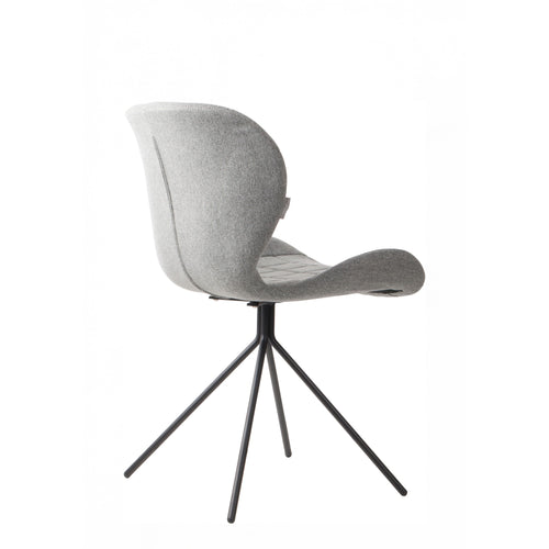 Zuiver OMG Eetkamerstoelen Licht Grijs - Set van 2