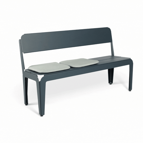 Weltevree Bended bench met rugleuning