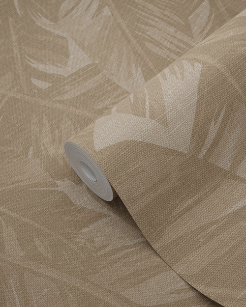 Origin Wallcoverings behang bananenbladeren beige bruin - 50 x 900 cm - 348059 - vtwonen shop