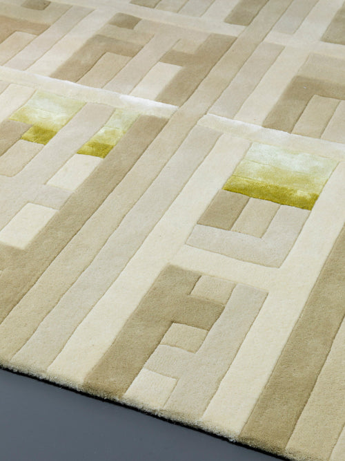 MOMO Rugs Designer Marie-Gon Ministeck Lime Hint 300x400 cm - vtwonen shop