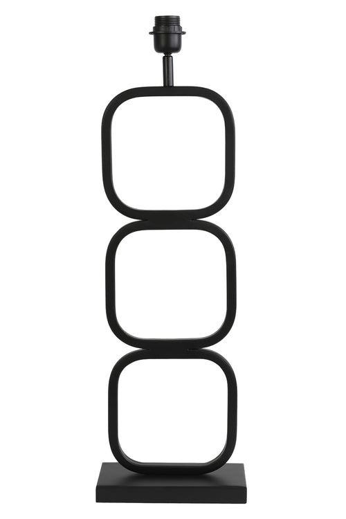 Light & Living lampvoet LUTIKA - 23x11.5x69cm - zwart - vtwonen shop