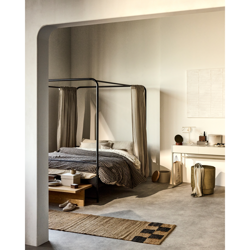 vtwonen hemelbed Bunk - Metaal - Zwart - 190x205x165 - vtwonen shop