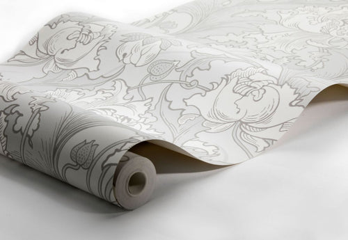 Borastapeter behang bloemen beige en wit - 53 cm x 10.05 m - 660078 - vtwonen shop