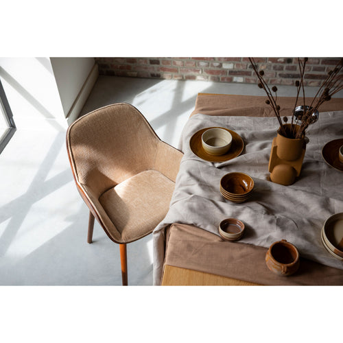 Dutchbone Taylor Eetkamerstoel Beige - vtwonen shop