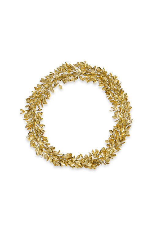 vtwonen - Kerstkrans Ornament - Metaal - Goud - 32 cm
