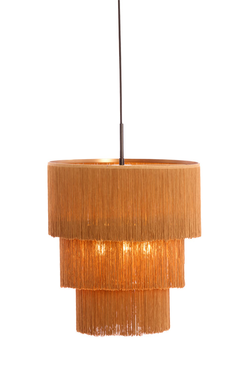 Light & Living hanglamp MALAIKA - bruin - Ø45x50cm