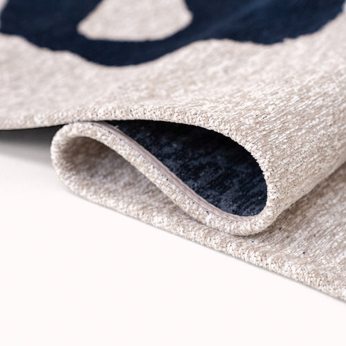Louis De Poortere binnen & buiten machinewasbaar vloerkleed Craft Ribbon van 70% gerecycled PET - blauw - 235x340cm