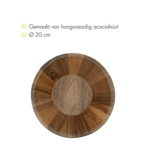 Leopold Vienna - Serveerschaal medium Oviedo - Acacia - vtwonen shop