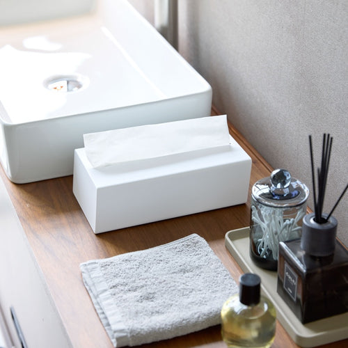 Yamazaki Vertical Tissuebox - Tower - Wit - vtwonen shop