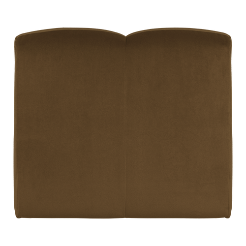 WOOOD 1-zits bank Mojo - Velvet - Honinggeel - 74x84x97