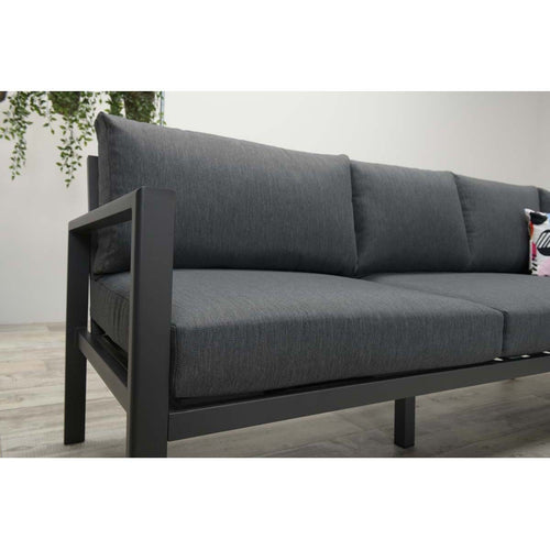 Garden Impressions loungeset Denver zwart links - 4-delig - vtwonen shop