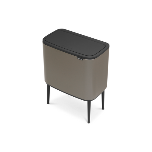 Brabantia Bo Touch Bin, met 1 binnenemmer, 36 liter - Platinum