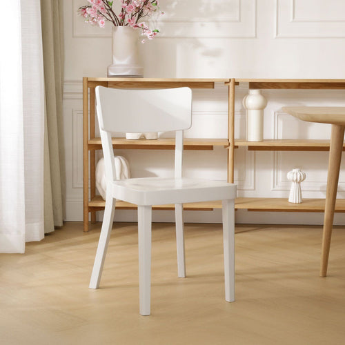 Fameg Fergus Houten Eetkamerstoel Wit - vtwonen shop