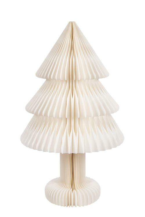 J-Line decoratie Kerstboom Vouwbaar - papier - wit - large - vtwonen shop