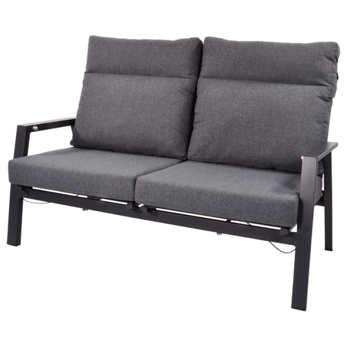 Lesli Living loveseat Ohio - grijs - 152x81x98cm