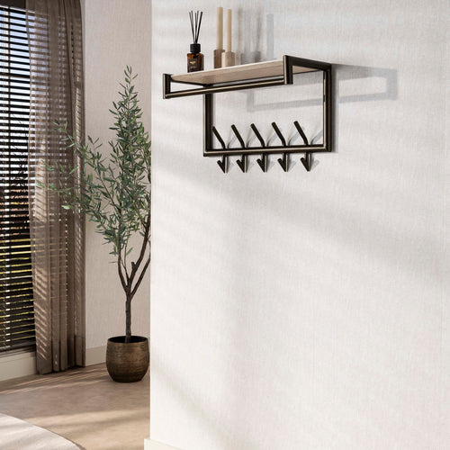 Giga Living Kapstok Terra - Travertin - 65x27x40cm