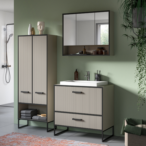 Calicosy - Hangend AURA - Beige 80x19x68 cm