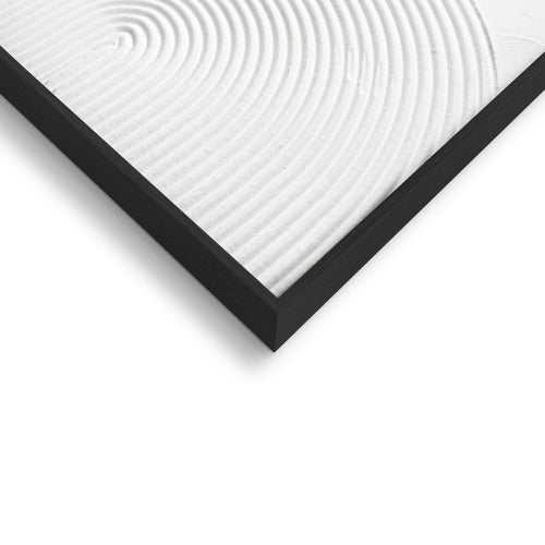 Reinders abstracte wanddecoratie set met structuur Zwart-Wit Evenwicht - 40x30cm