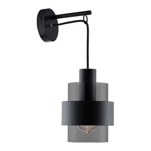 Freelight wandlamp Chiasso - 1 lichts - 22  x 40   cm - zwart