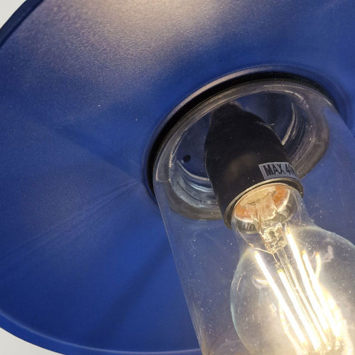1-flammige Außenwandlaterne Marineblau IP44