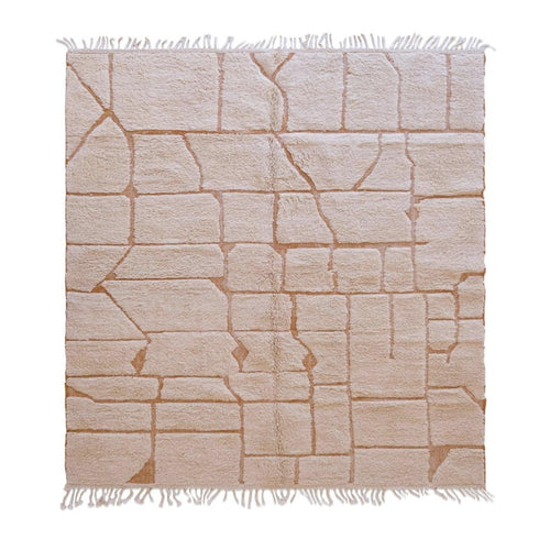 AFK Living vloerkleed Berber - handgemaakt - Wol - 253 x 298 cm