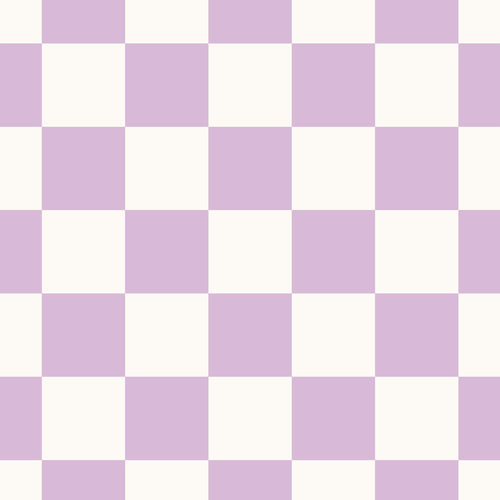 ESTAhome behang geblokt motief lila paars en wit - 53 cm x 10.05 m - 139997 - vtwonen shop