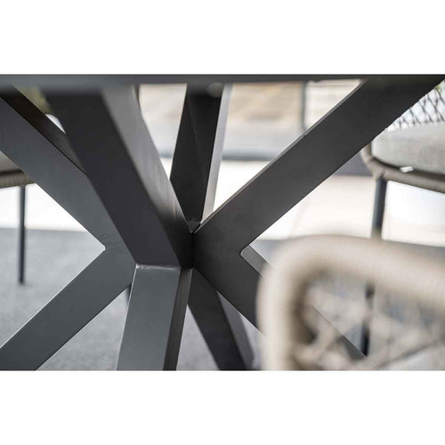 Garden Impressions tuinset Pemba - Tulli - taupe - Ø122x75 cm - 5-delig - vtwonen shop