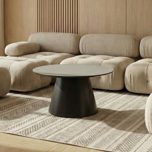 Furnhouse ronde salontafel Tango - Donkergrijs - Ø 80 cm