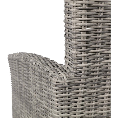 Lesli Living bistrostoel Tropez - grijs - 62x67x89cm - set van 2