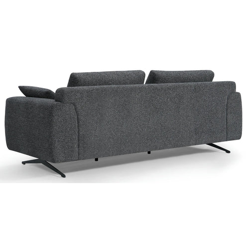 Furnhouse 2-zitsbank Detroit - Antraciet - Stof - 92x176x84