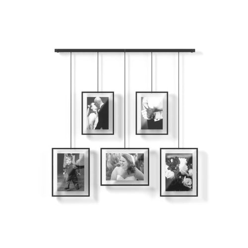 Umbra set met fotolijsten (5) Exhibit - 79 x 3 x 43 cm - Zwart