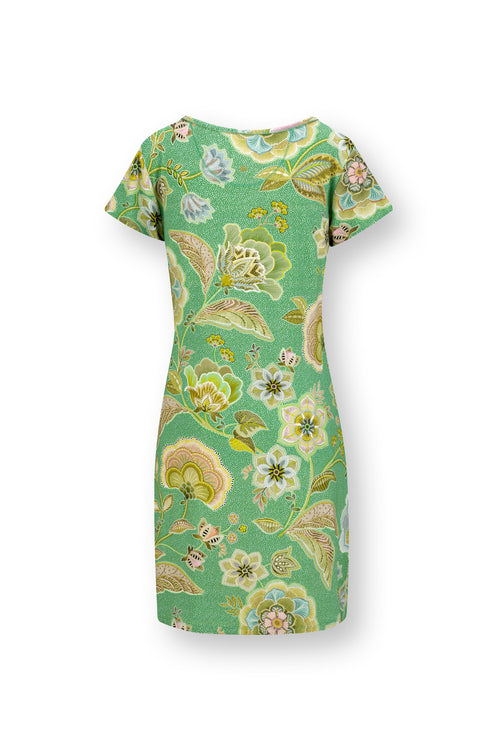 Pip Studio - Djoy Nachthemd - Dames - Matata - Groen - XXL