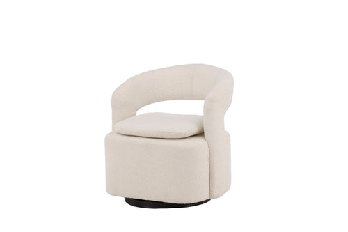 Rebellenclub Fauteuil Akando - Wit Bouclé - vtwonen shop