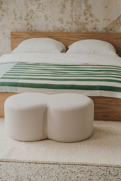 noo.ma ONU Katoenen deken - Forest Green - vtwonen shop