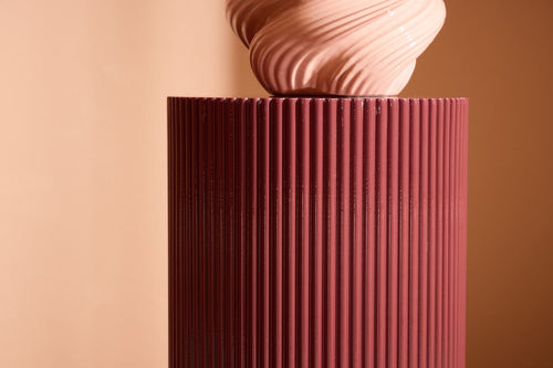 Rebellenclub Bijzettafel Graus - ¿31 cm - Bordeauxrood