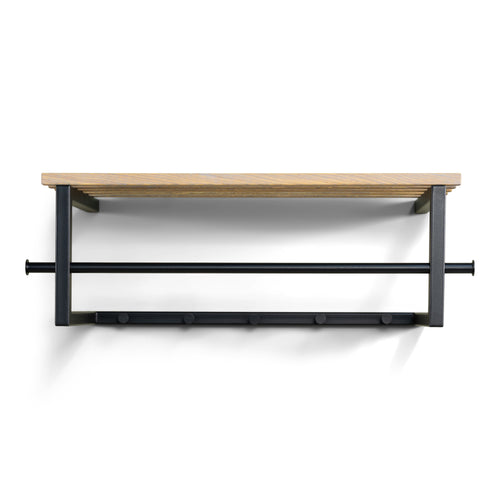 Spinder Design kapstok Marco - Zwart / Eiken - 5 haken - vtwonen shop