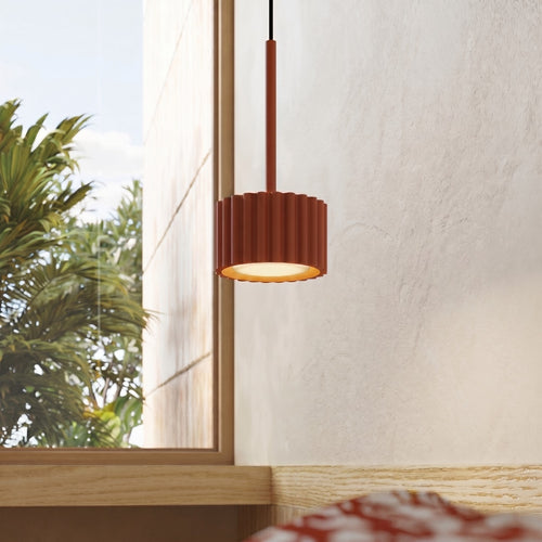 Sollux Lighting Hanglamp AURA 1 rode oker Gx53 - 10x10x125cm