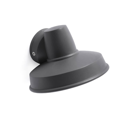 Faro Bronx - 1 Licht Wandlamp Buiten Donkergrijs IP44, GU10