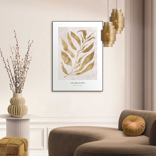 Reinders Golden Branch schilderij -  goud - slaapkamer - 70x50cm