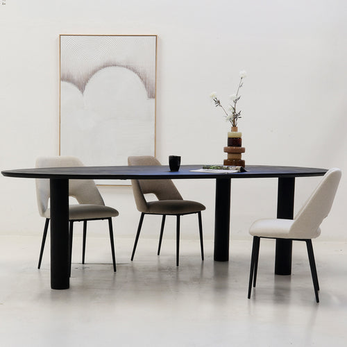 Giga Meubel Eettafel Hana - Organisch - Mangohout - 210cm