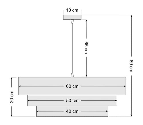 bpskoncept hanglamp Triniti Boho - Ø60 cm