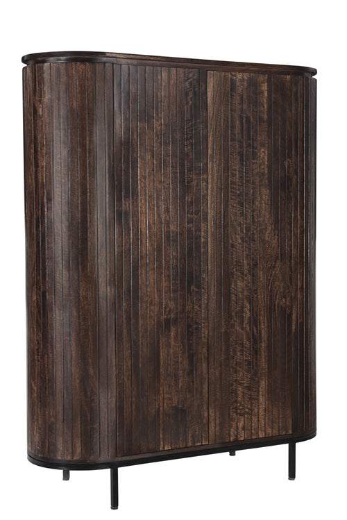 Livingfurn kabinetkast Noor Walnut - 150cm - mangohout