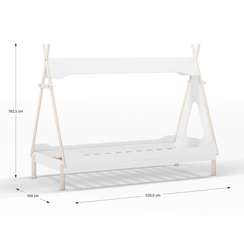 Calicosy - LOU Bed - Naturel - 104,1x205,6x162,4 cm