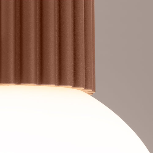 Sollux Lighting Plafondlamp HALO mokka IP44 - 12x12x21cm