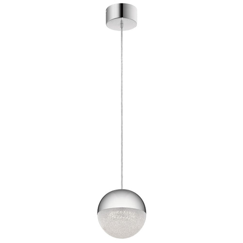 Elstead Kichler Moonlit Geïntegreerde bolvormige LED-plafondlamp, gepolijst chroom, 3000K